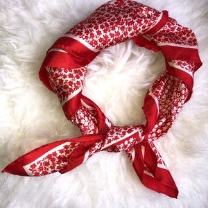 Vintage ECHO | Red Floral Scarf